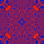 Blue And Red Abstract Background