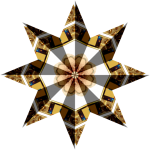 Christmas Star Mandala Background