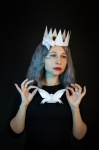 Crown, Origami, Queen, Makeup, Face