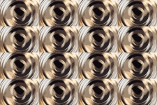 Duplication Image Of Metal Spiral