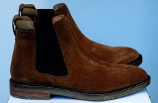 Gents Brown Suede Ankle Boots