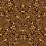 Gold And Black Abstract Background