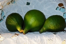 Green Figs On An Anglaise Cloth