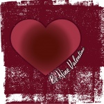 Grunge Background Heart Valentine