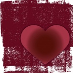 Grunge Background Heart Valentine