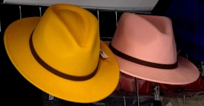Hats In Market Stall