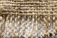 Hessian Cloth With Threads Pulled
