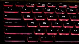 Illuminated Computer Keyboard Keys