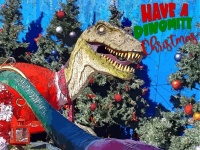 Christmas Dinosaur Greeting