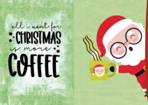 Christmas Coffee Santa Claus