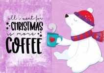 Christmas Coffee Polar Bear