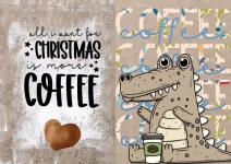 Christmas Coffee Alligator