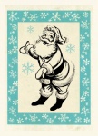 Vintage Santa Claus Drawing