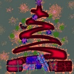 Abstract Christmas Tree Digital Art