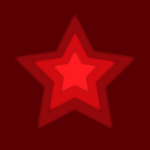 Red Layered Star