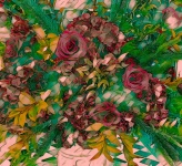 Artistic Rose Bouquet Digital Art