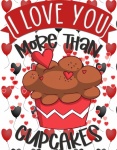 Valentine Cupcake Card