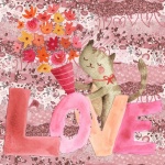 Valentine Love Cat