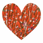 Wildflower Pattern Heart
