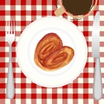 Danish And Coffee Breakfast