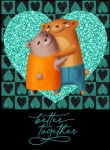 Valentine Glitter Bears Card
