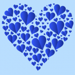 Blue Heart Illustration