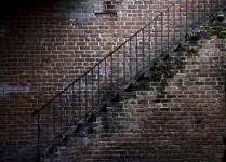 Old Brick Stairway