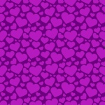 Purple Hearts Paper