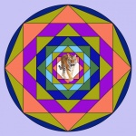 Indian Mandala With A Tiger