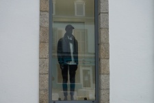 Mannequin In Shop Window.