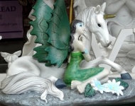 Model Girl Fairy And Unicorn