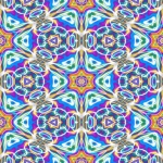 Mosaic Pattern Background Mandala
