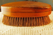Old Varnished Clothes Groom Brush