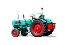 Old Tractor, Green Tractor