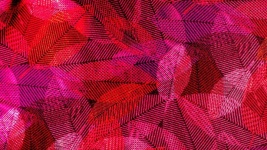 Pink Red Leafy Background