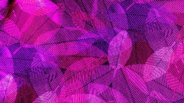 Purple Lilac Leafy Background