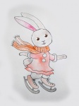 Rabbit, Skates, Sports, Bunny