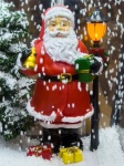 Santa Claus Snowing