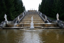 Staircase With Fountains
