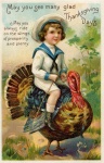 Thanksgiving Card Vintage Old