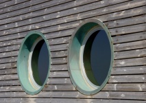 Two Round Porthole Windows