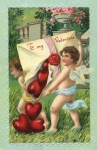 Valentine’s Day Vintage Postcard