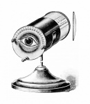 Vintage Clipart Eye Telescope