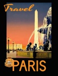 Vintage Paris Travel Poster