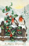 Vintage Postcard Christmas Old