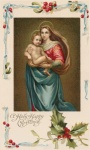 Vintage Christmas Jesus Mary