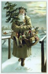 Christmas Vintage Postcard Old
