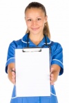 Young Doctor With A Clipboard