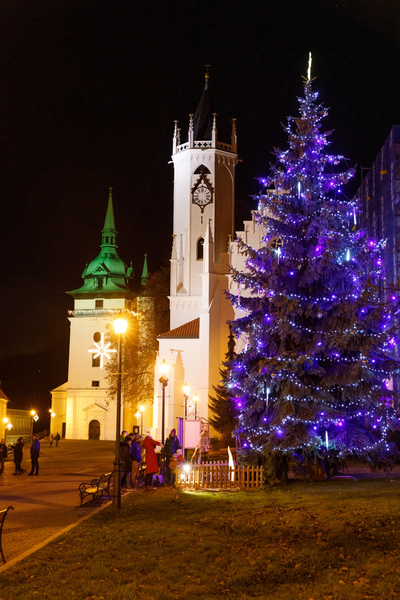 Christmas Tree And Church
