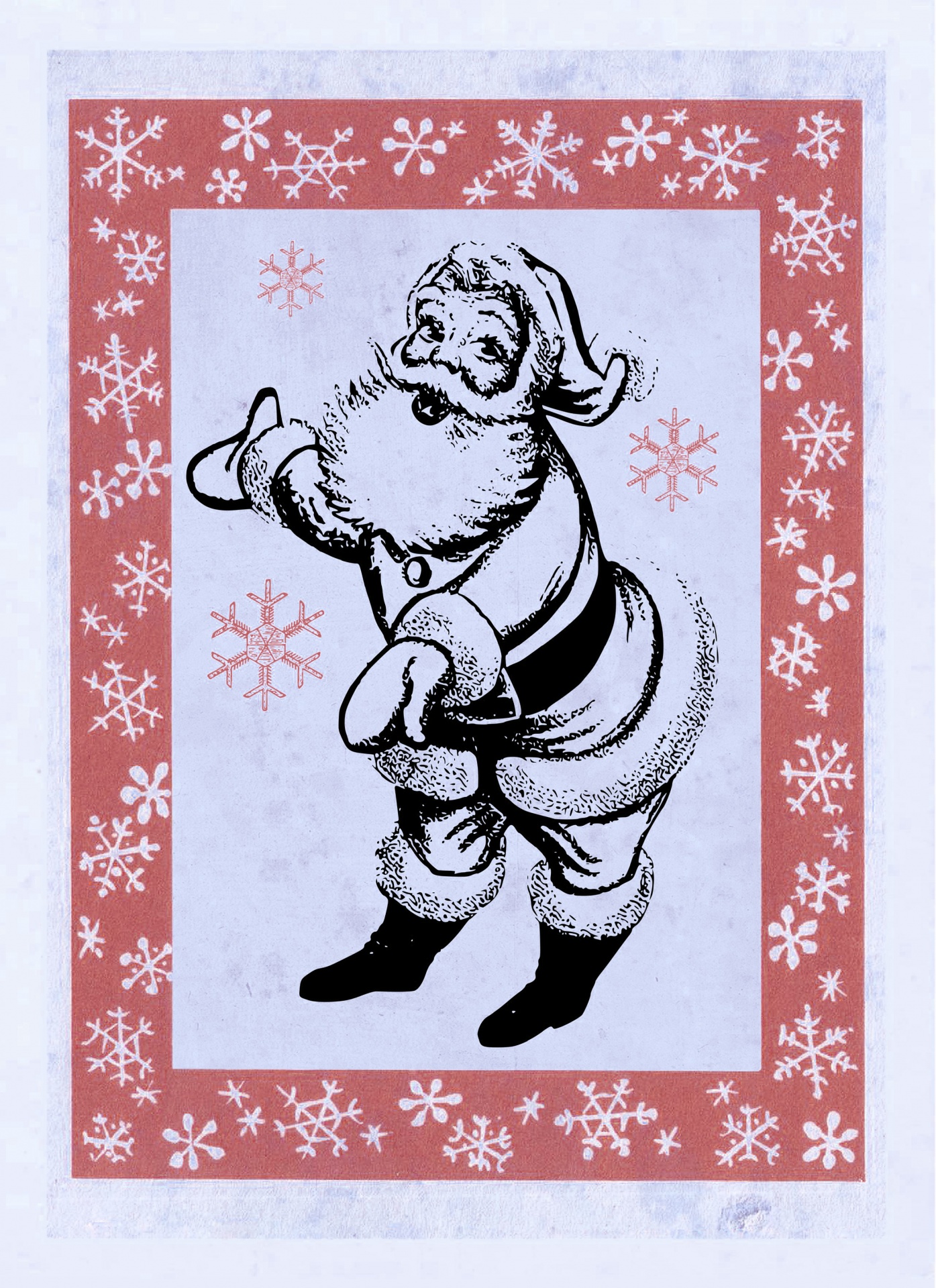 Vintage Santa Claus Drawing Free Stock Photo Public Domain Pictures